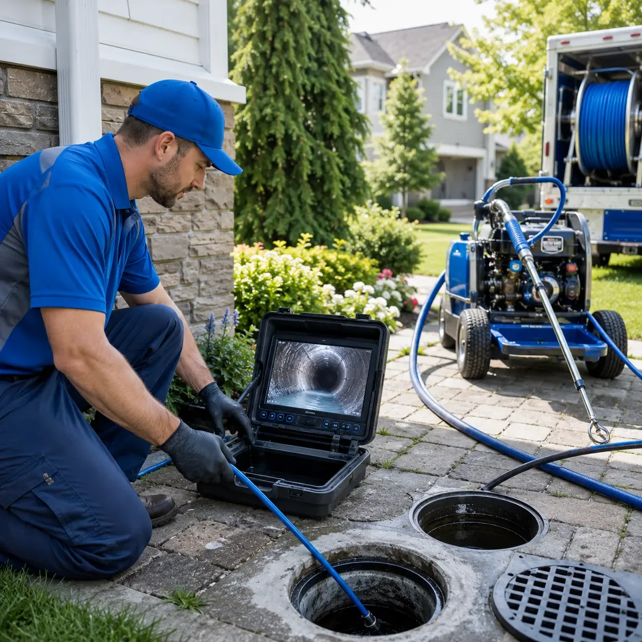 Outdoor drain cleaning professionals serving Indian Valley, VA